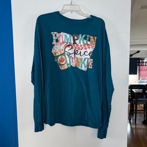 Pumpkin Spice Junkie ~ Long sleeve shirt
